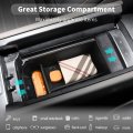 Cdefg Center Console Organizer Compatible With Mercedes Benz Glc 300 Suv 2023 2024 Middle Armrest Tray Storage Box For