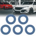X Autohaux 5pcs M12 Blue Oil Drain Plug Gaskets Replacement For Toyota 90430-12031