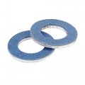 X Autohaux 5pcs M12 Blue Oil Drain Plug Gaskets Replacement For Toyota 90430-12031