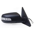 Passenger Side Mirror For Kia Sorento Lx Ex Heated Power Glass With Turn Signal Black Ptm Cover Foldaway 75021k 