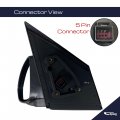 Spieg Gm1320421 Driver Side Mirror Replacement For Chevrolet Cruze 2011-2015 Power Heated Manual Fold Primed Cover 5 Pin Left