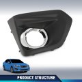 Front Fog Light Bezel W Chrome Cover Trim Passenger Side For Subaru Impreza 2012-2014 57731fj020