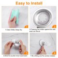 Shower Head Holder Suction Cup Handheld Removable Showerhead And Wall Mounted Bracket White