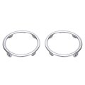 Hecasa Pair Fog Light Molding For 2012-2015 Honda Pilot Replacement Ho1039145 Ho1038145 71112szaa60 71117szaa60 Front Lamp 