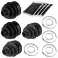 Caltric 2 Front Axle Outer Inner Cv Boot Kit Compatible With Honda Trx500fga Rubicon 500 Gpscape 2004