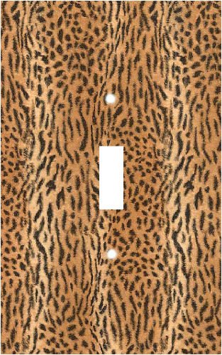 Leopard Skin Print Decorative Switchplate Cover