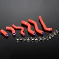 G-plus Silicone Radiator Coolant Hose Clamps Kit Compatible With 2006 Kawasaki Kxf250 Kxf 250 Red