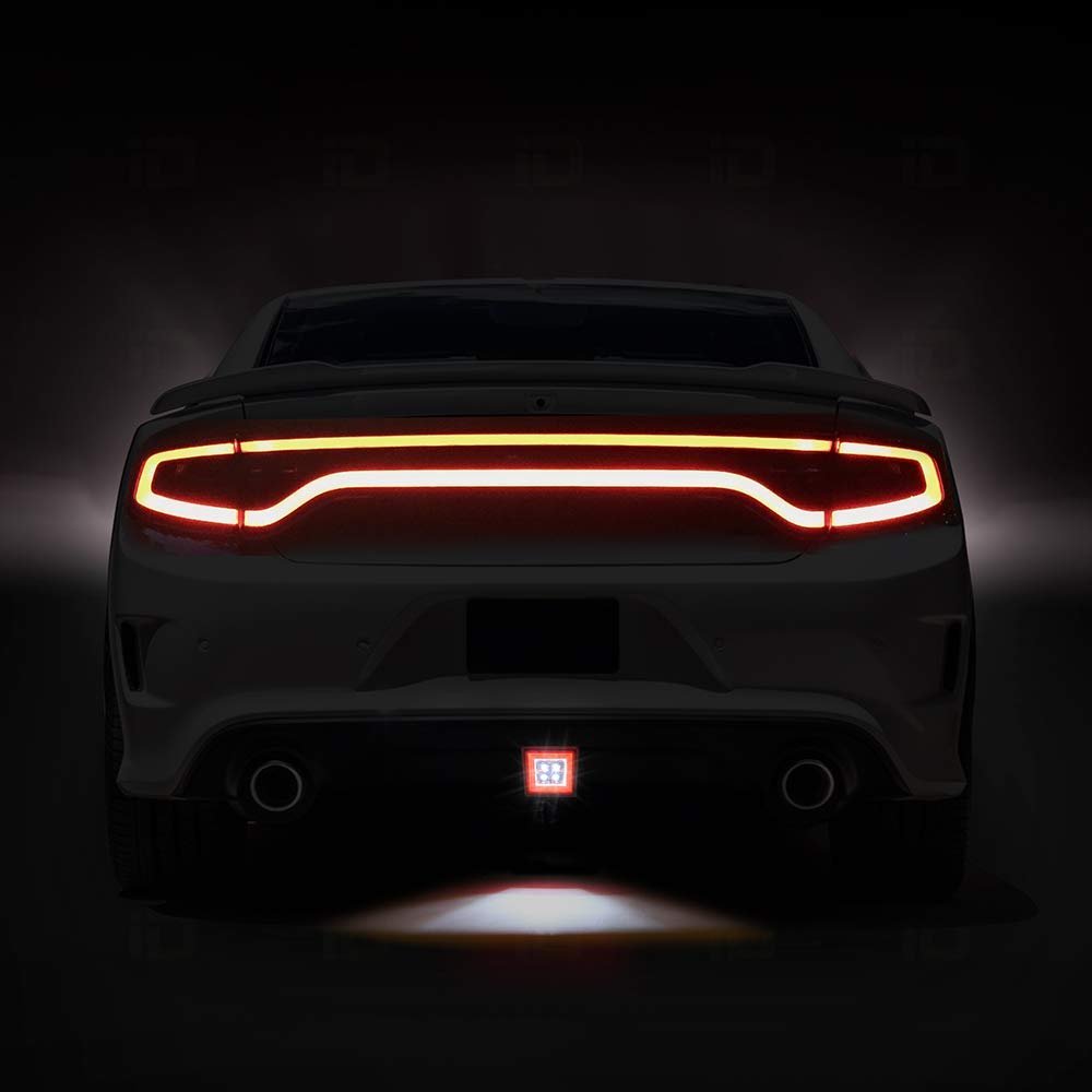 Universal Fitment Square Red Led Third Brake Light Rear Tail Stop Safety Lamp For Cars Lb3-u2-rd-led Waterproof High Mount