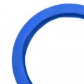 Uxcell 32cm Outer Dia Rubber Antislip Comfortable Steering Wheel Cover Deep Blue For Auto