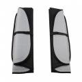 Labwork 1 Pair Light-shielded Rear Door Covers Designed Replacement For 2007-2018 Mercedes-benz Vs30 Gray