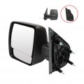Ocpty Driver Side Mirror For 2012-2018 Nissan Nv2500 Outside Accessories Easy-adjustable Manual Folding View