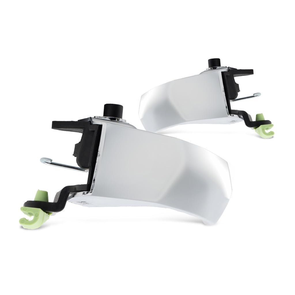 Interior Door Handle Pair For Ram 2500 2011 2017 Front Or Rear Driver And Passenger Side Chrome Replacement 68044821aa