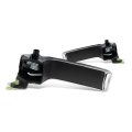 Interior Door Handle Pair For Ram 2500 2011 2017 Front Or Rear Driver And Passenger Side Chrome Replacement 68044821aa 