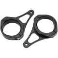 Modquad Light Bar Horizontal End Mounts 2 Black 