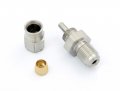 Autobahn88 Stainless Steel Brake Hose End Fitting Straight M10x1 0 Male To An3 Female