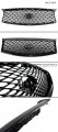 Fits For 2014-2017 Infiniti Q50 High Glossy Black Out Front Hood Upper Grill Grille Replacement