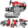 49cc 2 Stroke Complete Engine Motor Single Cylinder Pull Start Kit For Pocket Bike Mini Dirt Atv And Scooter 40mph Racing 