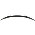1pc Rear Trunk Spoiler Wing Carbon Fiber Glossy Black For 2017-2021 Infiniti Q60