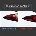 Sekhyna Tail Light Side Panel Molding Sticker Trim Soft Carbon Fiber 2pcs Compatible With Corvette C8 Stingray 2020-2023