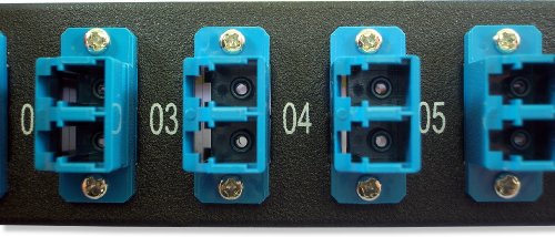 Lynn Electronics 12 Fiber Lc Singlemode Adapter Strip 6 Duplex Ports Lgx Footprint