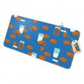 Chocolate Chip Cookies And Milk Pattern Novelty Metal Vanity Tag License Plate