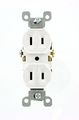 Leviton 223-w 15 Amp 125v Duplex Receptacle Residential Grade Non-grounded White 10-pack 