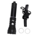 Dive Light Aluminum Alloy Diving Flashlight 2000 Lumens Underwater For Snorkeling And Hiking