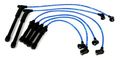 Rc-nx14 Spark Plug Wire Set With Variable Pitch Winding And Silicone Outer Jacket 6 Wires For Car Truck Red Black White 