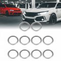 X Autohaux 10pcs M14 Oil Drain Plug Gasket For Mitsubishi Lancer Outlander Eclipse Md050317