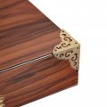 Uxcell 50mmx50mmx50mm Metal Box Corner Protectors Brass Edge Guard Bronze Tone 2pcs