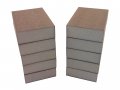 Starcke Premium 3-3 4 X 2-5 8 Inch Sided Hand Sanding Blocks 10 Pack 1 Thick For Wood Auto Body Marine Paint Primer Plastics 