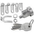 Mailbox Lock With Key Fit For L-1172c Nickel Finish