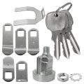 Mailbox Lock With Key Fit For L-1172c Nickel Finish