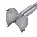 Uxcell Forstner Wood Boring Drill Bits 35mm 38mm Dia Hole Saw Carbide Alloy Steel Tip Round Shank Cutting For Hinge Plywood