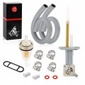 Fuel Valve Petcock Kit For Kawasaki Bayou 220 Klf220 1988-2002 300 Klf300-b 1986-2004