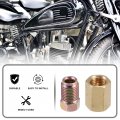 X Autohaux 15pcs Motorcycle Brake Line Tube Fittings 3 8 -24 Threads Assortment For 16 Hydraulic Lines Union Durable Pipe