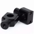 Httmt- 1 25mm Black Motorcycle Handlebar Riser For H-d Sportster Softail P N Mt030-008-1 25 -bk