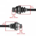 Caltric Front Differential Drive Shaft Compatible With Yamaha 5km-46173-10-00