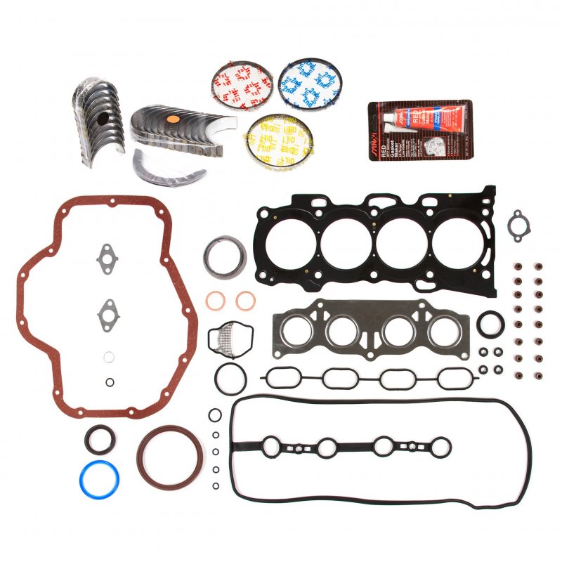 Evergreen Engine Rering Kit Fsbrr20eve For 01-05 Toyota Highlander Rav4 Solara 2 4 2azfe Full Gasket Set Standard Size Main Rod