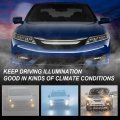 G-plus Led Fog Lights Compatible With Honda Accord 4-door Sedan 2016 2017 Clear Lens Front Bumper Lamps Bezels Switch And