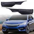 G-plus Led Fog Lights Compatible With Honda Accord 4-door Sedan 2016 2017 Clear Lens Front Bumper Lamps Bezels Switch And