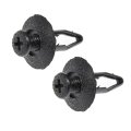 Seal Clips Molding Clip Fastener Black Plastic 0 25 In Head Diameter 313 Hole Size Replacement For 90467-08180 2 Pack 