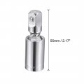 Uxcell 2 Pcs 3 8inch Drive Universal Joint Swivel Deep Socket Cr-v
