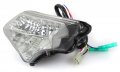Integrated Sequential Led Tail Lights Clear Lens For 2004-2009 Yamaha Fz6