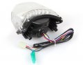 Integrated Sequential Led Tail Lights Clear Lens For 2004-2009 Yamaha Fz6
