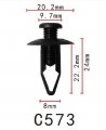 Autobahn88 Bumper Fascia Clip Compatible With Mitsubishi Nissan Mazda Oem M547806 6385401a00 H3816888500 H38168885 05 H38068885