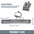 A Absopro Led Third 3rd Brake High Mount Stop Light Xl3z13a613aa Tail Cargo For Ford F150 1997-2003 Chrome Tone Housing Clear