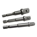 Usonline9 6 Pcs 3 Impact Grade Socket Adapter Set 1 4 8 2 Drive 1 Hex Shank