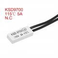Uxcell Normally Close Temperature Switch 115a N C 5a Thermal Thermostat Control Controller 2pcs