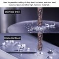 Uxcell Carbide Twist Drill Bits 2mm Din K45 Tungsten Altisin Coated Jobber Straight Shank Drilling Cutter For Stainless Steel